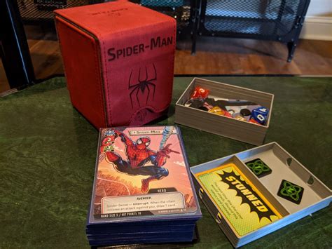 metal 60 card deck box|marvel champions deck box.